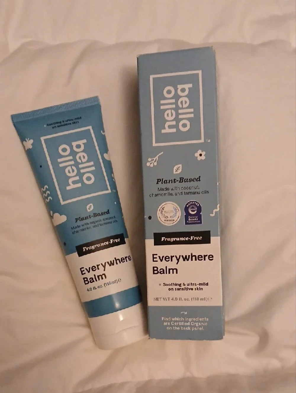 Hello Bello Fragrance-Free Everywhere Balm - Soothing Plant-Based Balm